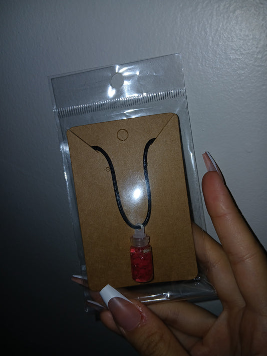 Small Diamond Resin Necklace