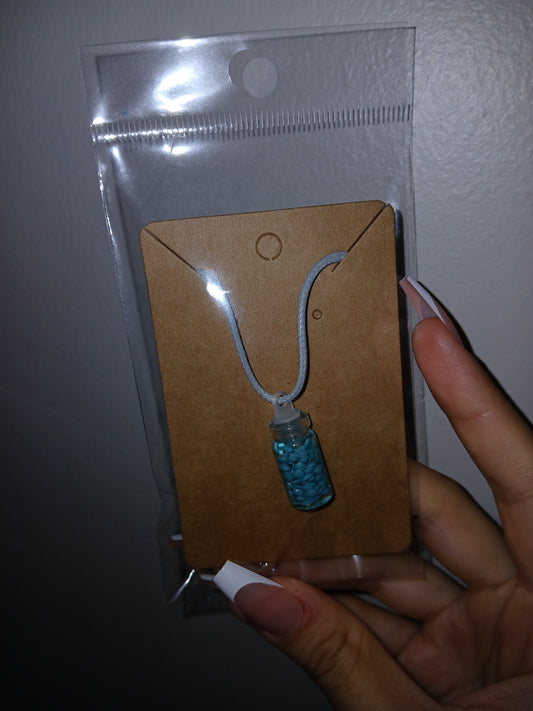 Small Diamond Resin Necklace